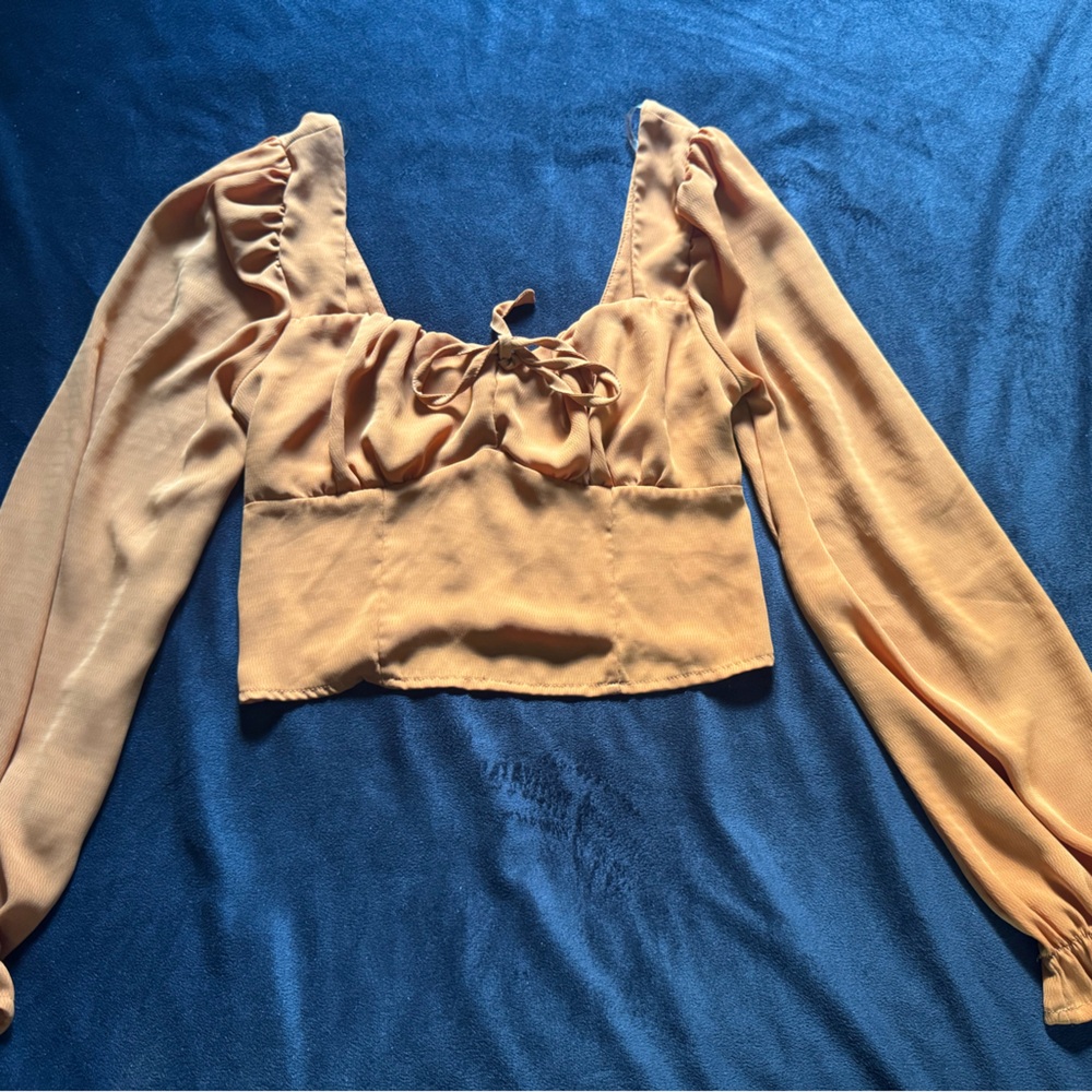 Elegant Orange Blouse